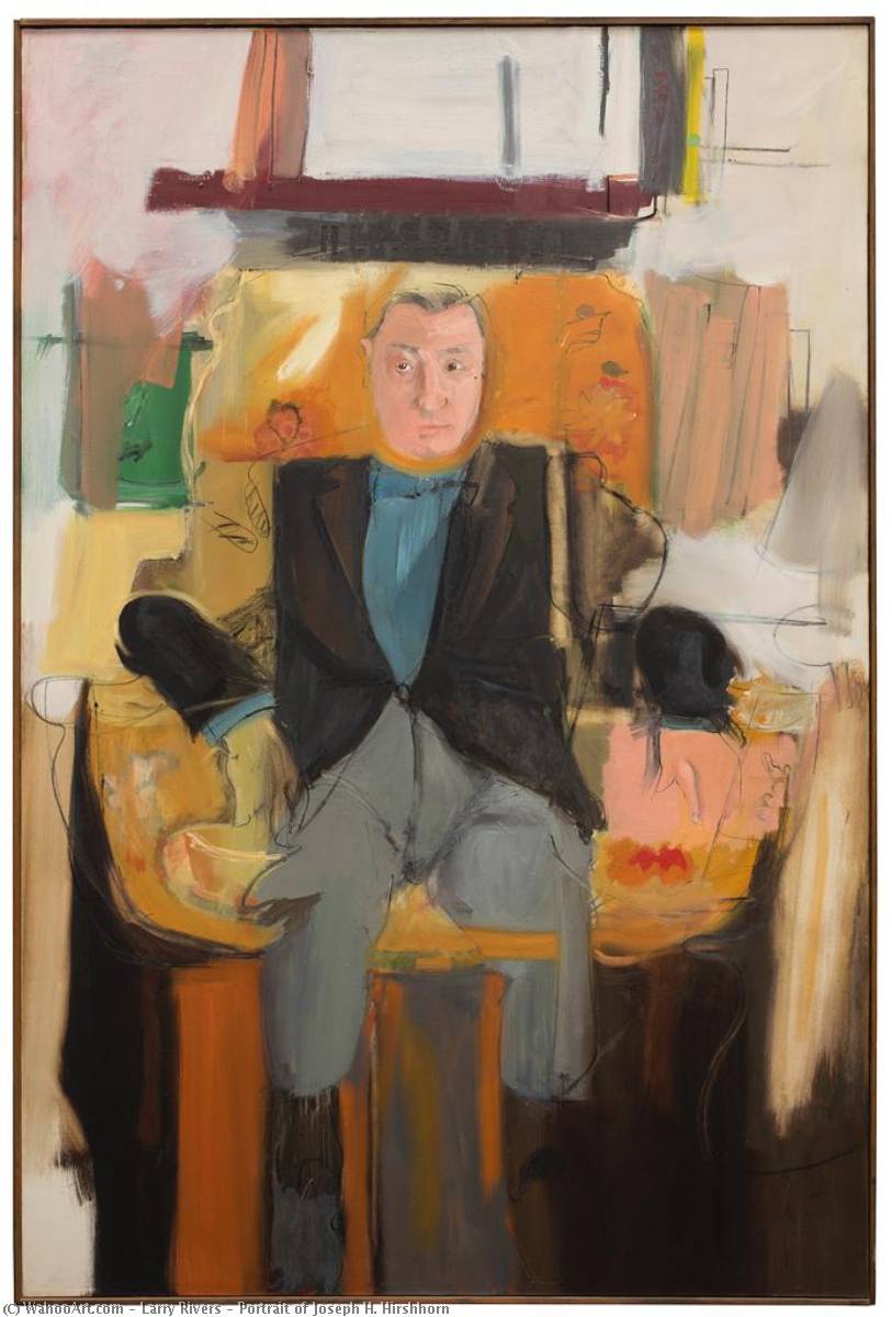 Portrait Of Joseph H. Hirshhorn — Larry Rivers