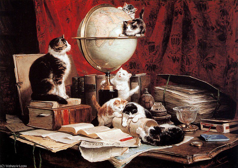 Travel Around The World Sun — Henriette Ronner Knip