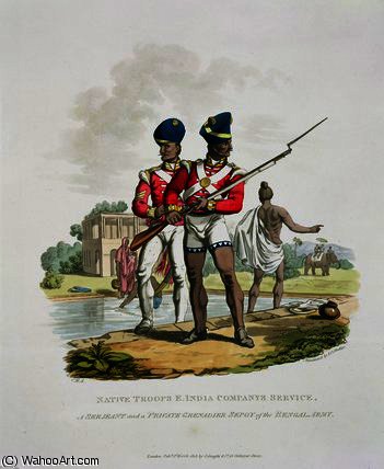 Native Troops In The East India Company's Service — Charles Hamilton Smith