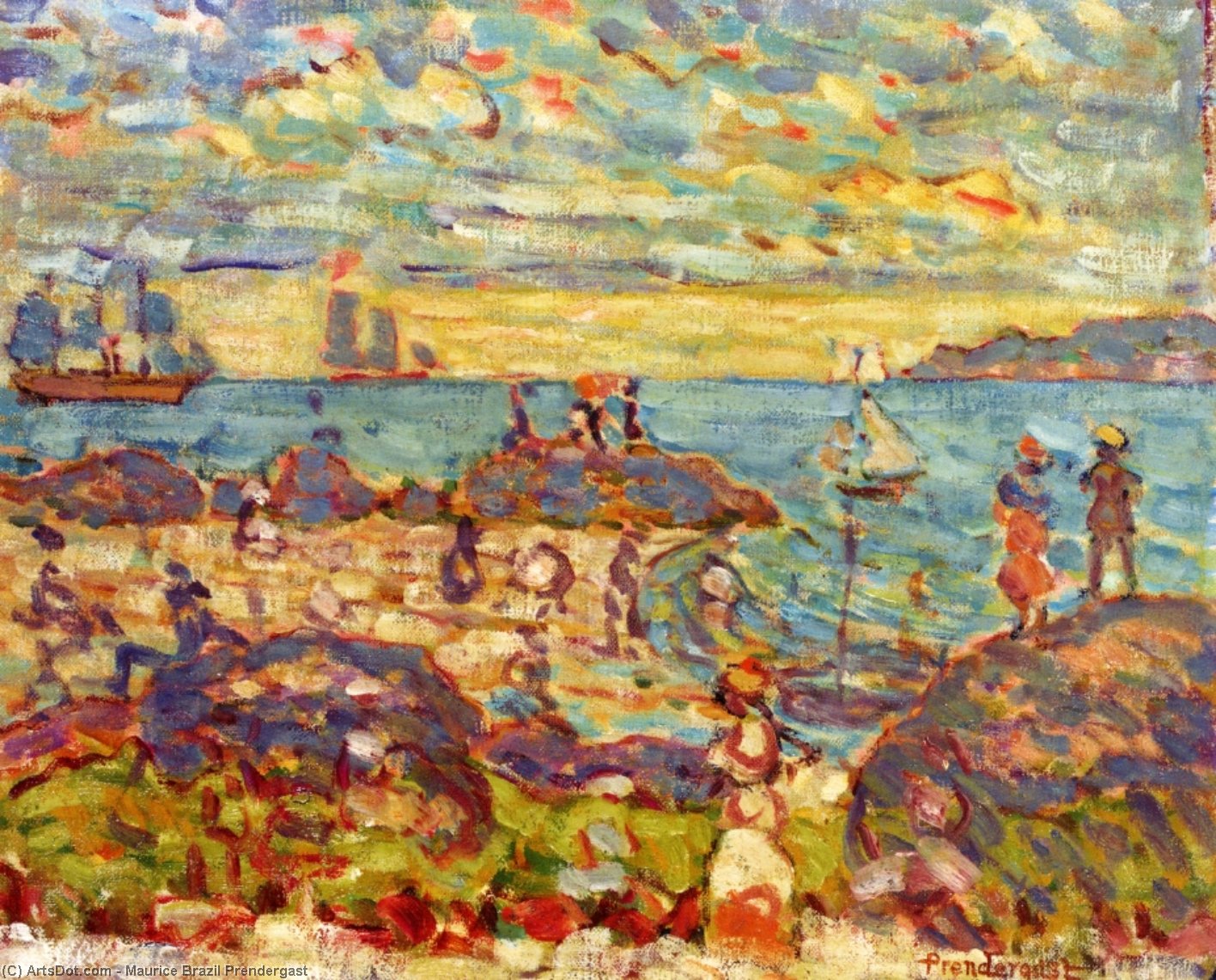 The Point, Gloucester — Maurice Brazil Prendergast