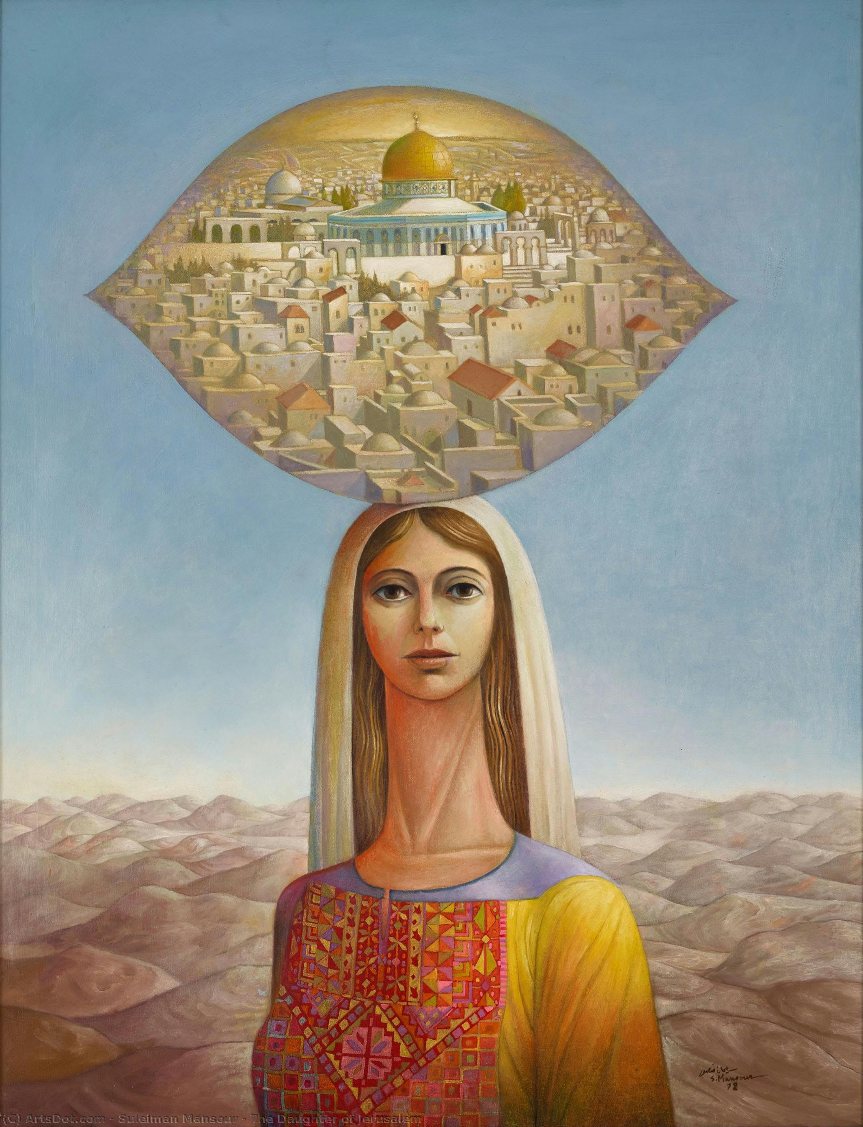 The Daughter Of Jerusalem — Suleiman Mansour