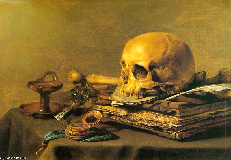 Vanitas Still Life, Mauritshuis, The Hague. — Pieter Claesz