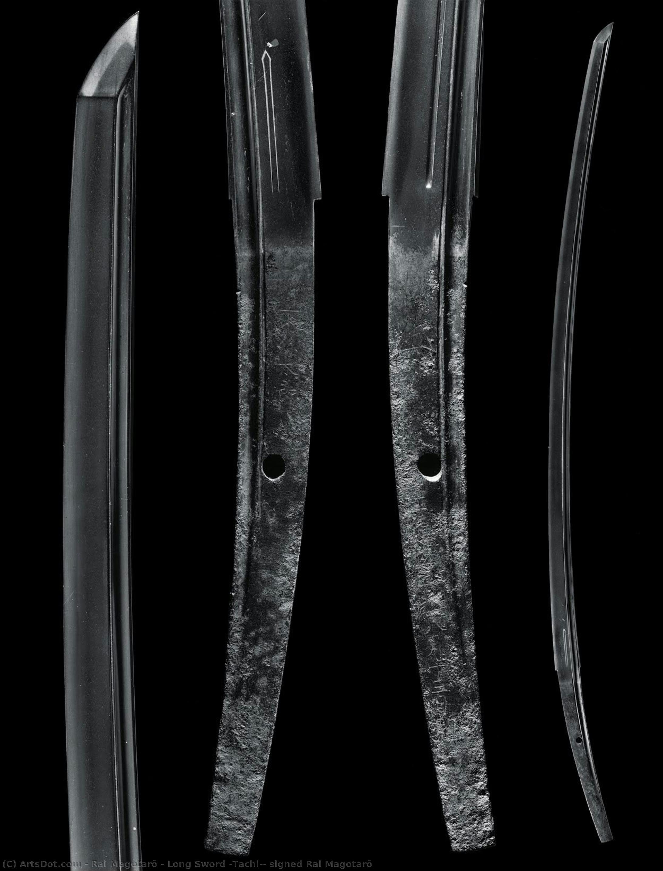 Long Sword (tachi), Signed Rai Magotarō — Rai Magotarō
