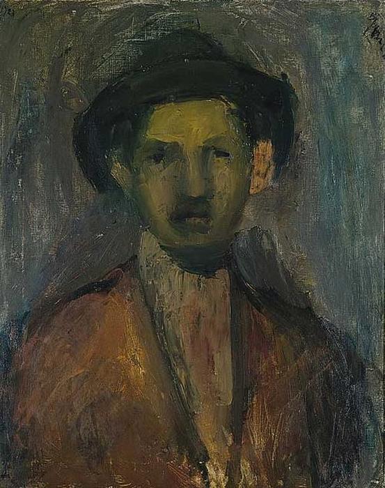 Portrait Of The Painter Waldmulle — Georgios Bouzianis