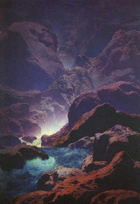 Moonlight — Maxfield Parrish