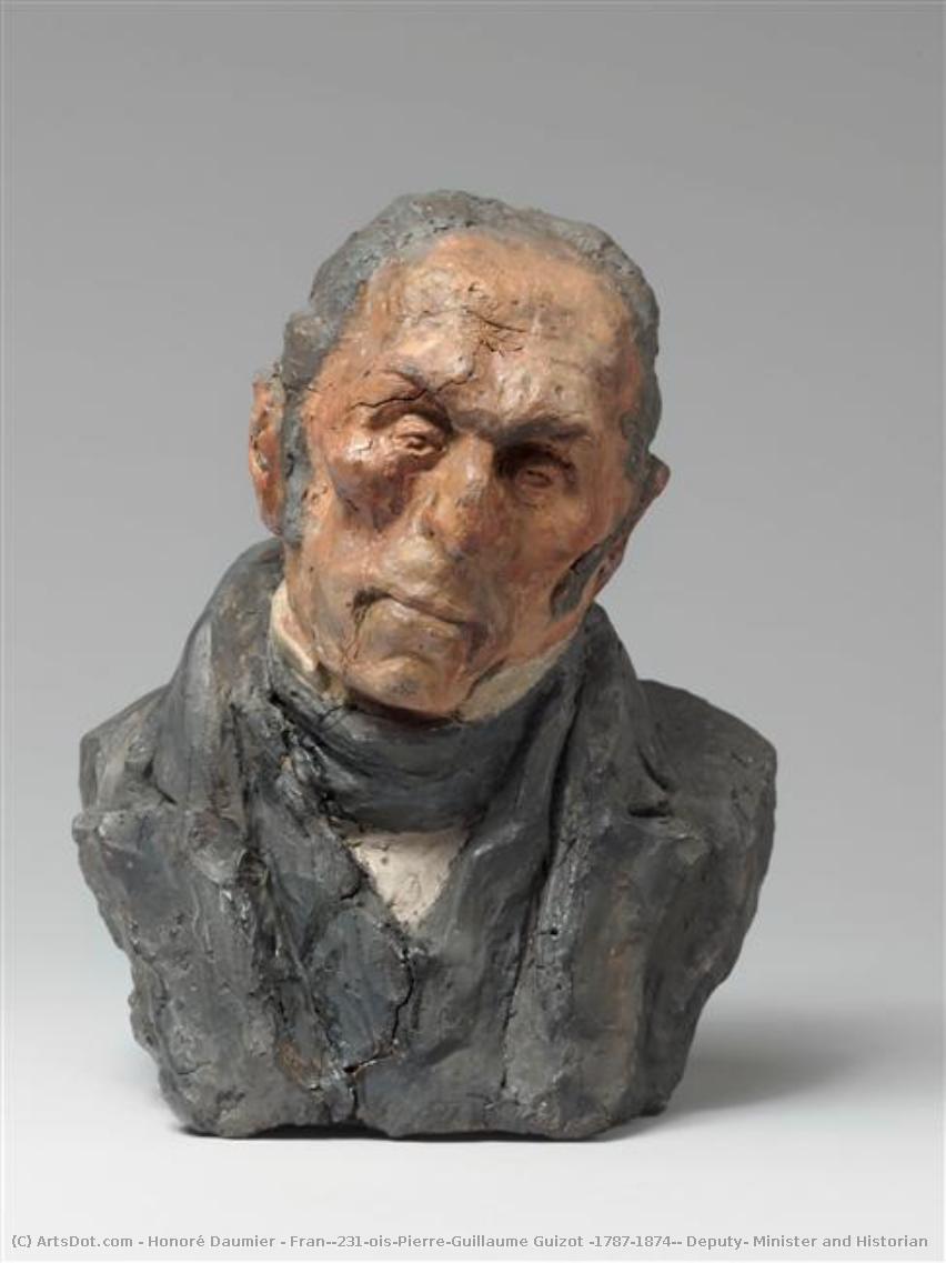 François-pierre-guillaume Guizot (1787-1874), Deputy, Minister And Historian — Оноре Домије