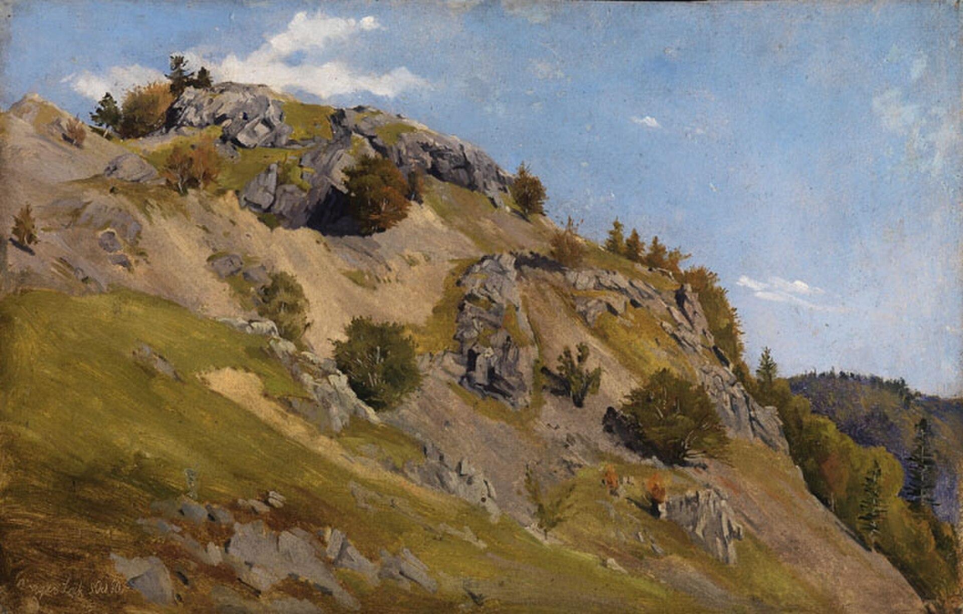 Das Präger Loch Bei Bernau — Эйген Брахт
