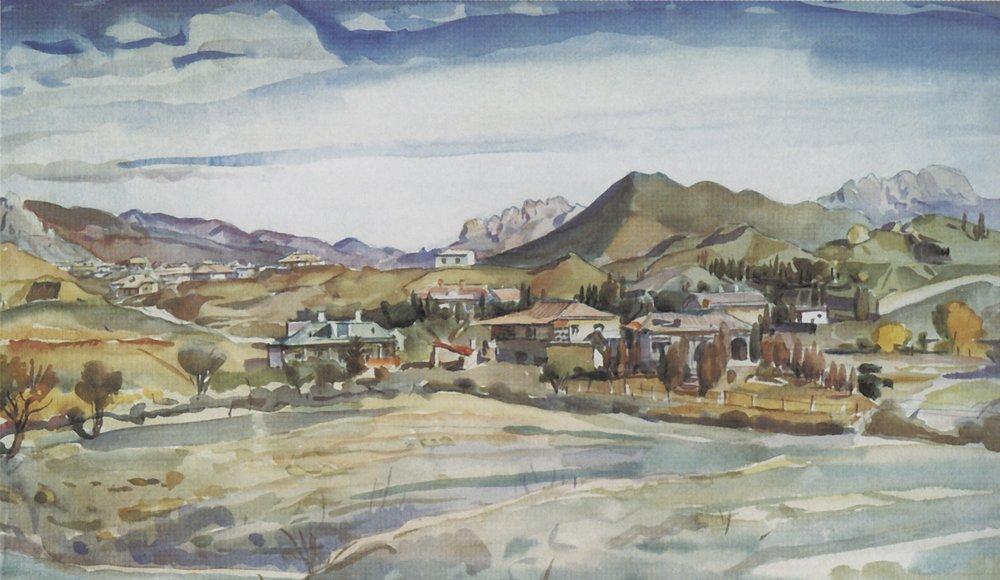 The Crimean Landscape — Konstantin Fyodorovich Bogaevsky