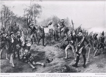 George Ii At Dettingen — Robert Alexander Hillingford