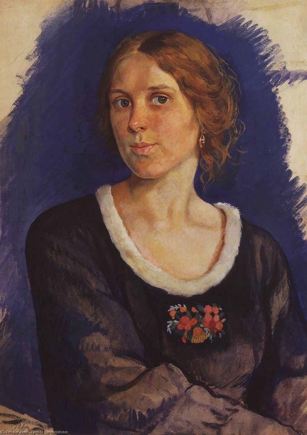 Portrait Of A.i. Kunina — Zinaída Serebriakova