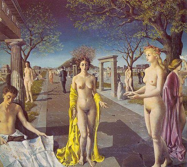 Entry Into The City — Paul Delvaux