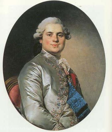 Portrait Of Comte De Provence, Brother Of The King — Joseph Siffred Duplessis