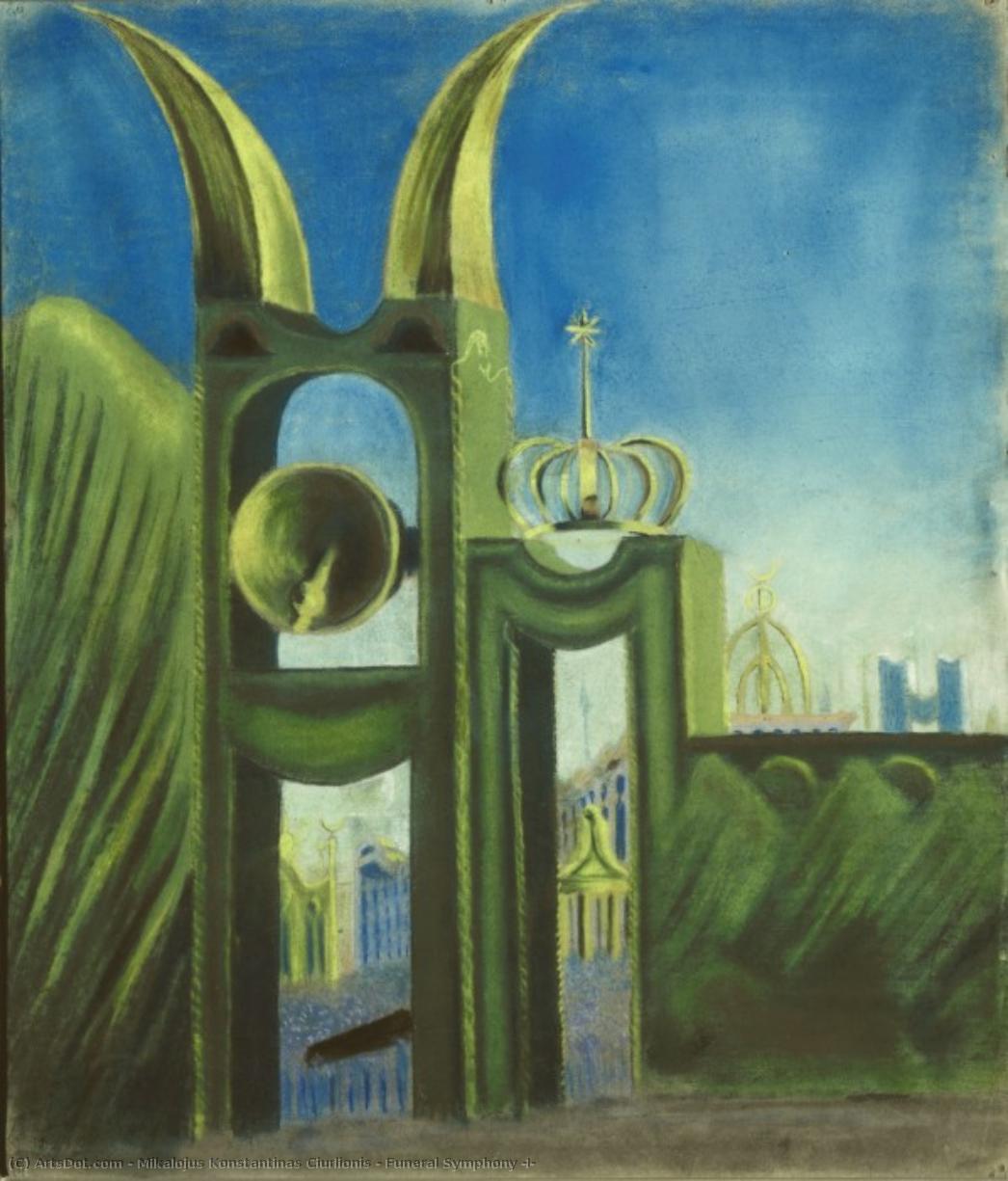 Funeral Symphony (i) — Mikalojus Konstantinas Čiurlionis