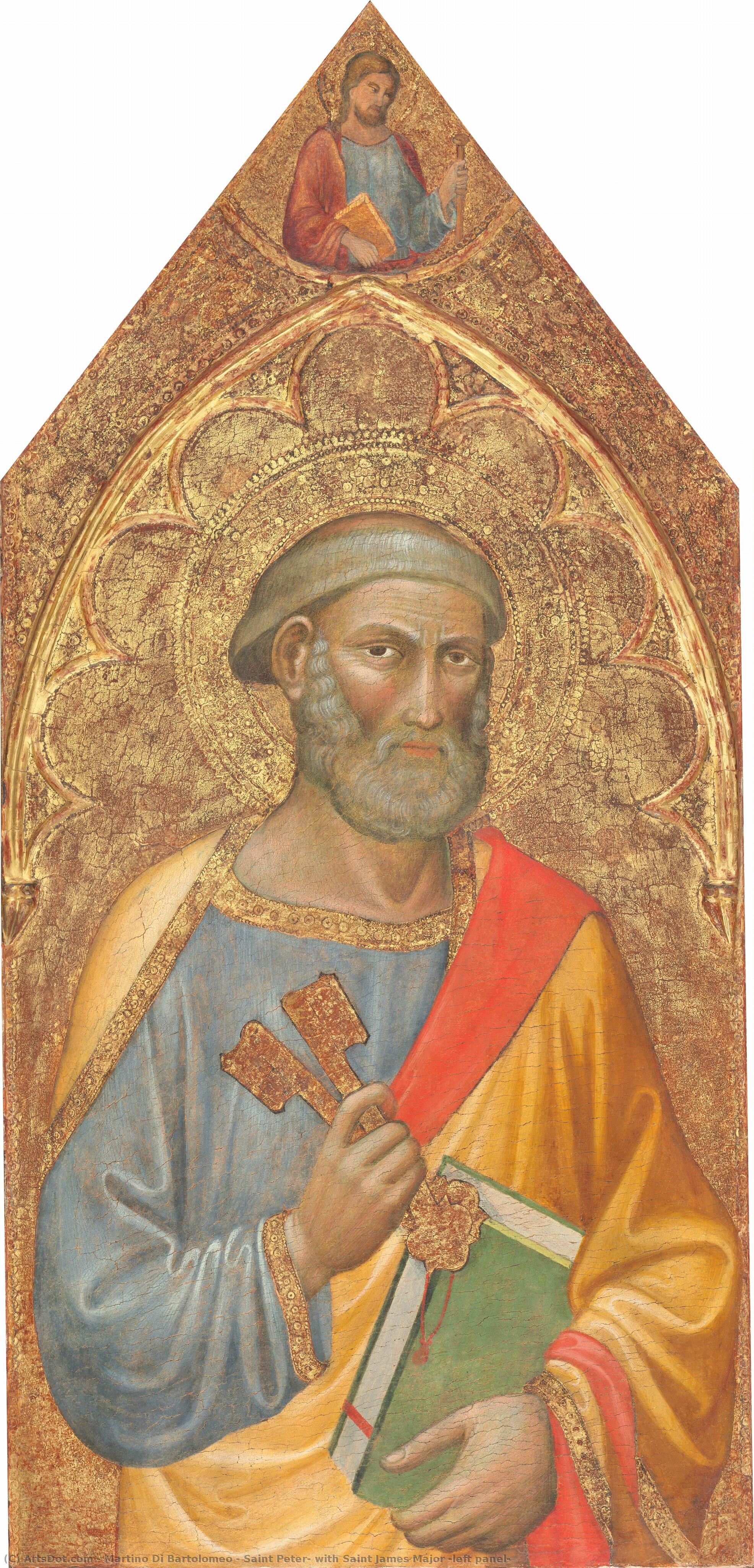Saint Peter, With Saint James Major [left Panel] — Martino Di Bartolomeo
