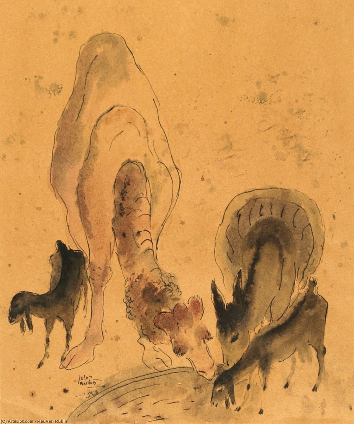 Animals — Рувен Рубин