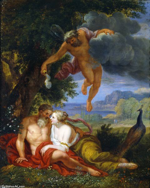 Hypnos Sending Jupiter And Juno To Sleep — Balthasar Beschey