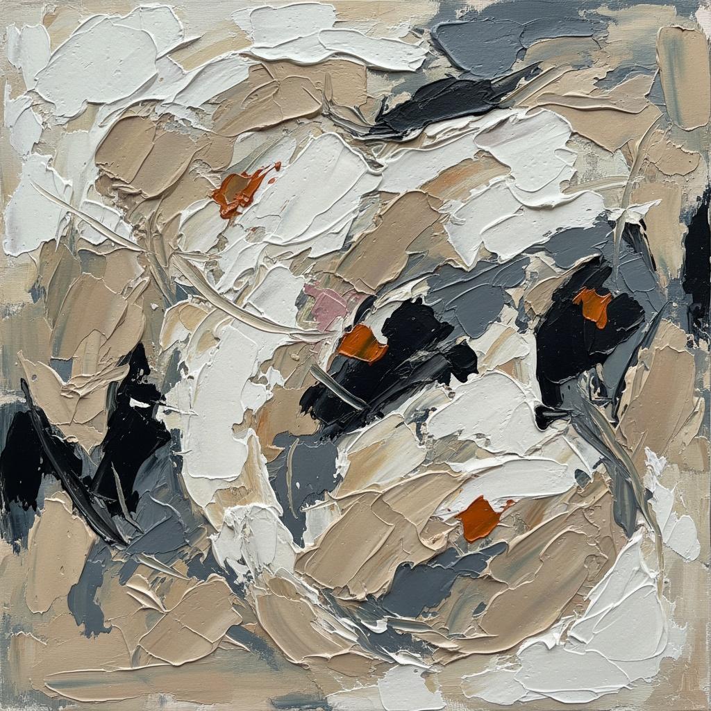 Ephemeral Fragments Of Earth And Ember In A Sculptural Impasto Dance — Christian Noiret