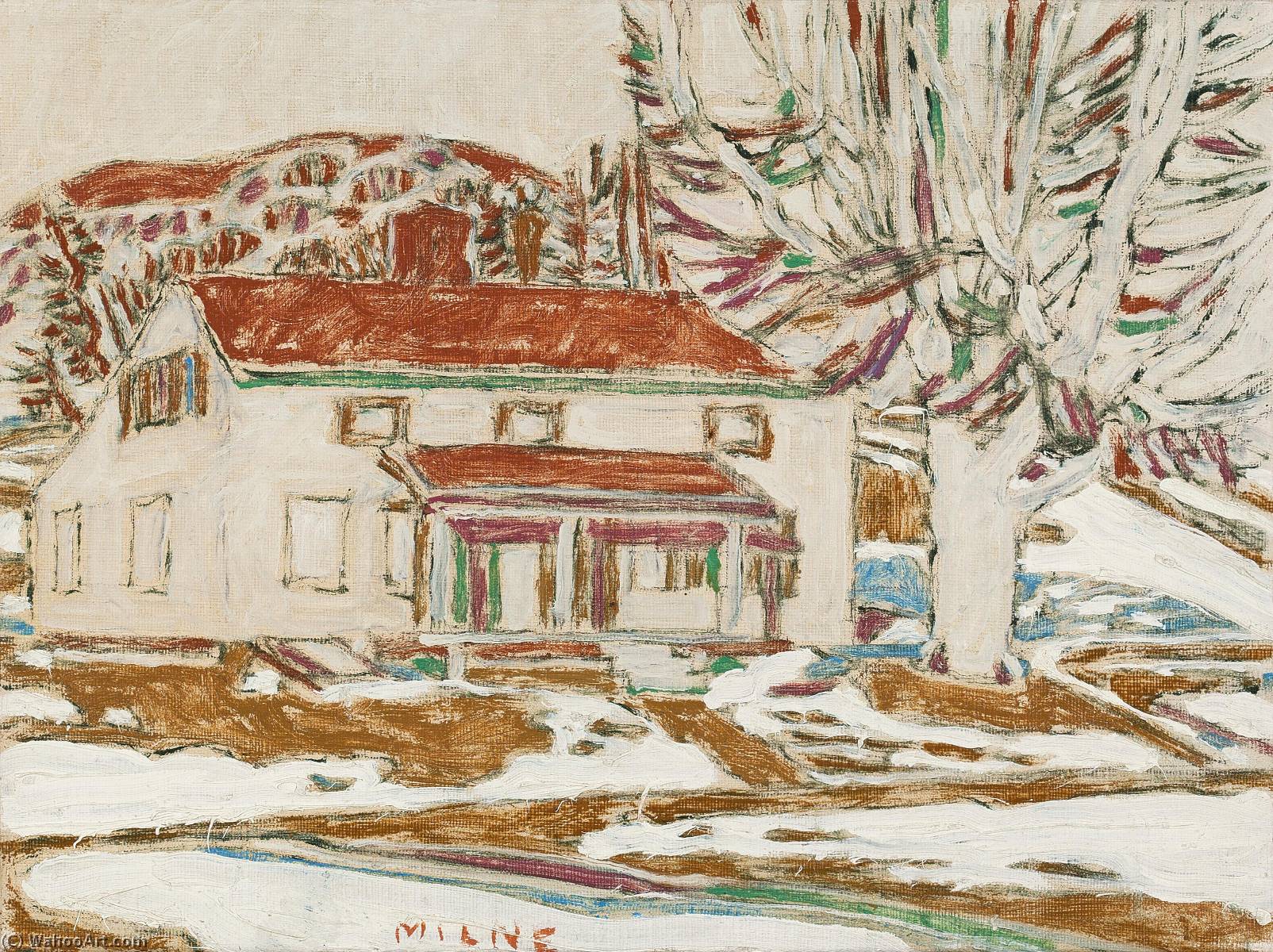 Clarke's House, Late Afternoon — David Brown Milne