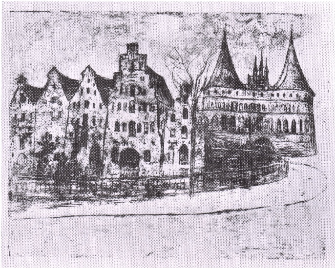 Lübeck — Edvard Munch