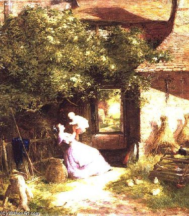 Mother And Child — Charles James Lewis