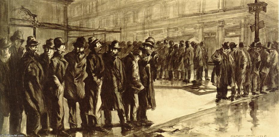 Out Of A Job - News Of The Unemployed — Everett Shinn