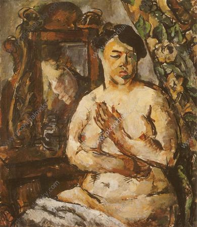 The Woman In Front Of A Mirror — Pyotr Konchalovsky