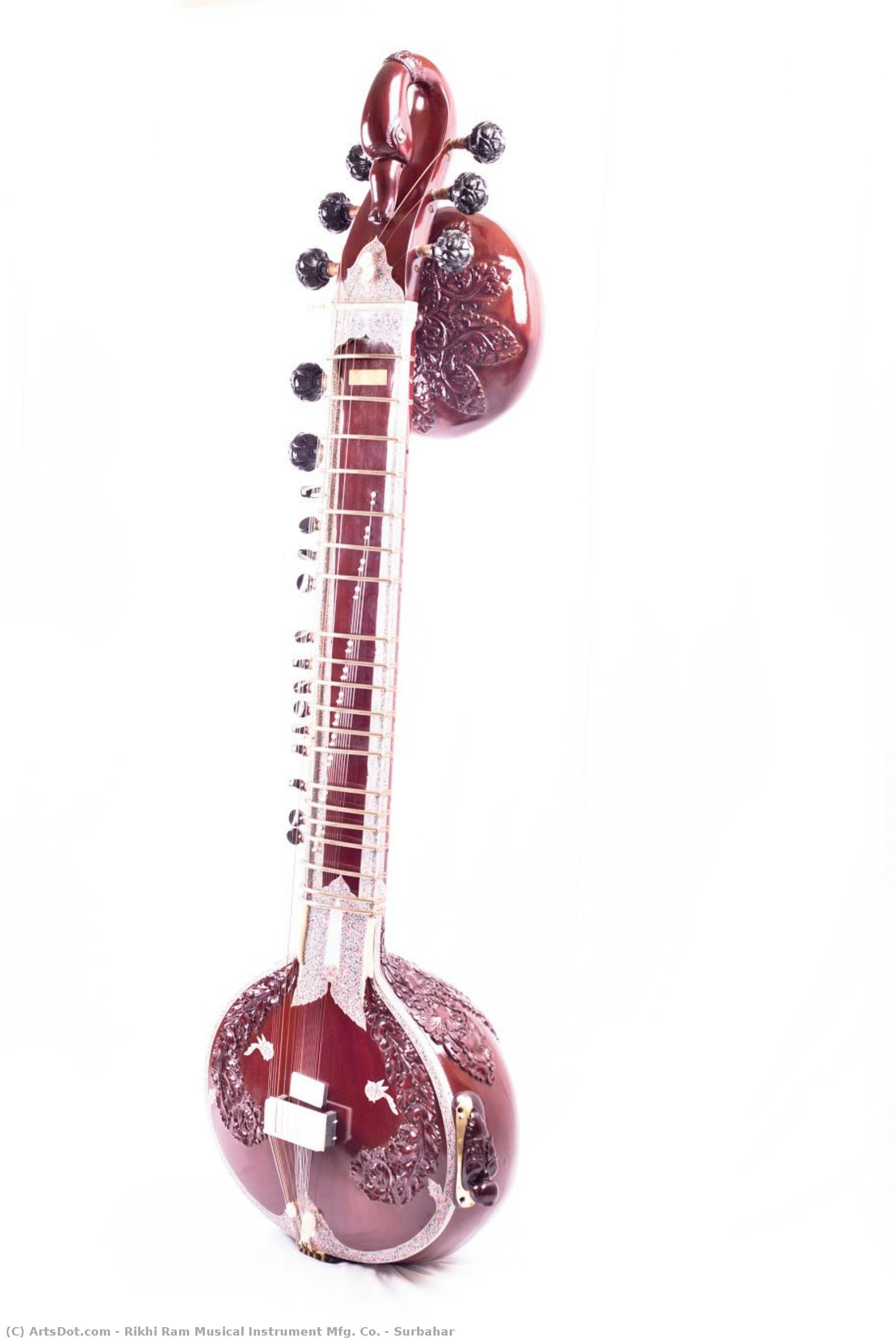 Surbahar — Rikhi Ram Musical Instrument Mfg. Co.