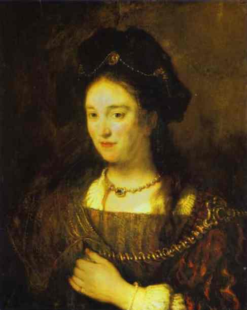 Die Frau Des Künstlers, Saskia — Rembrandt Van Rijn