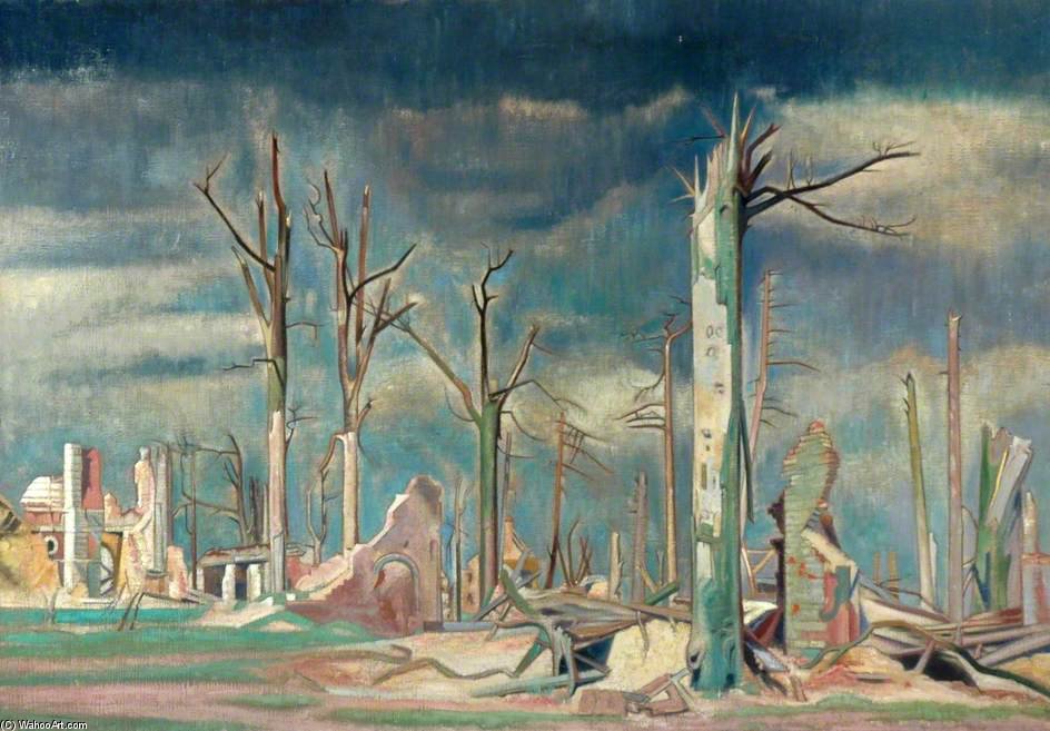 Avenue At Bourlon, Western Front — Sir William Rothenstein