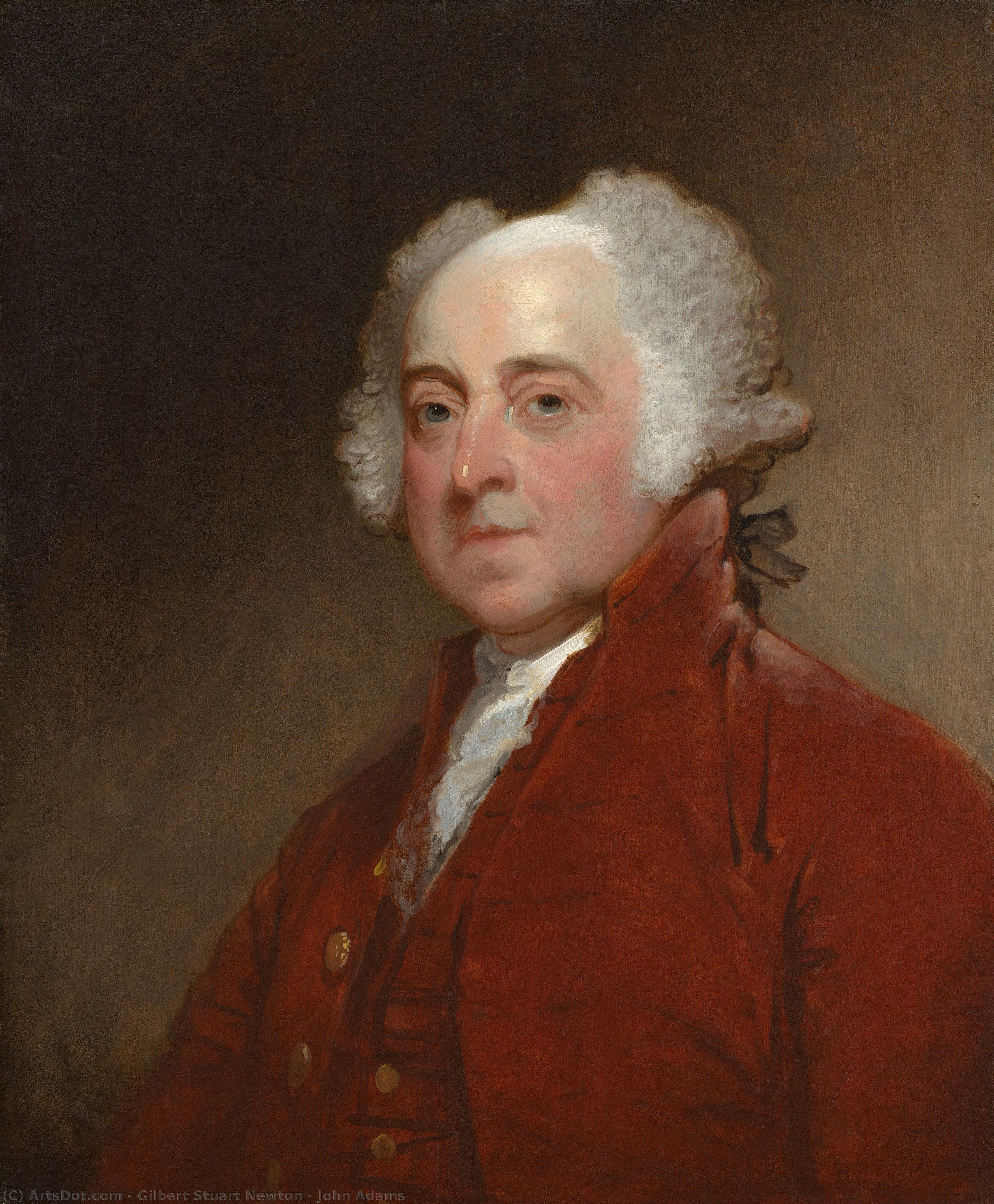 John Adams — Gilbert Stuart Newton