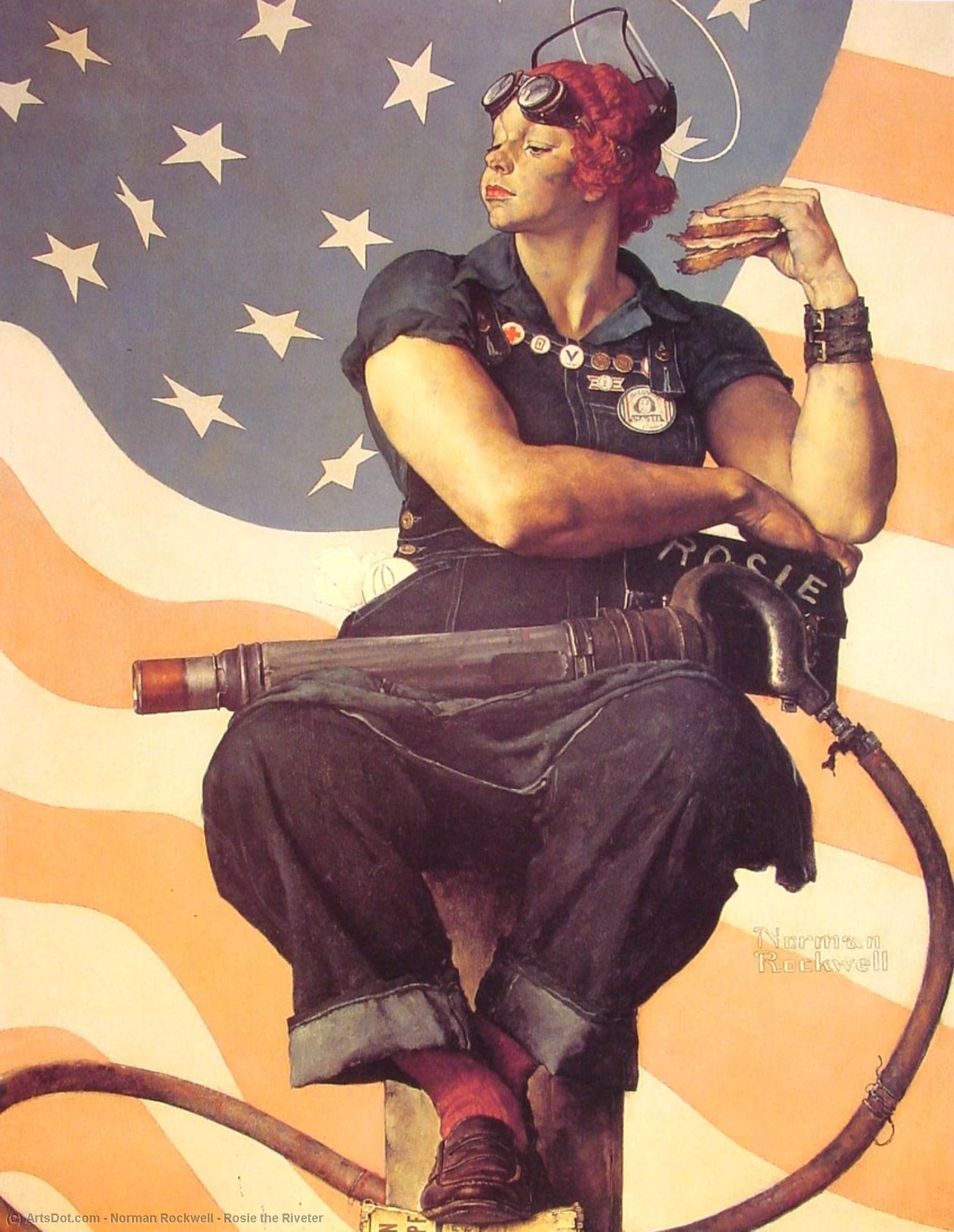 Rosie The Riveter — Norman Rockwell