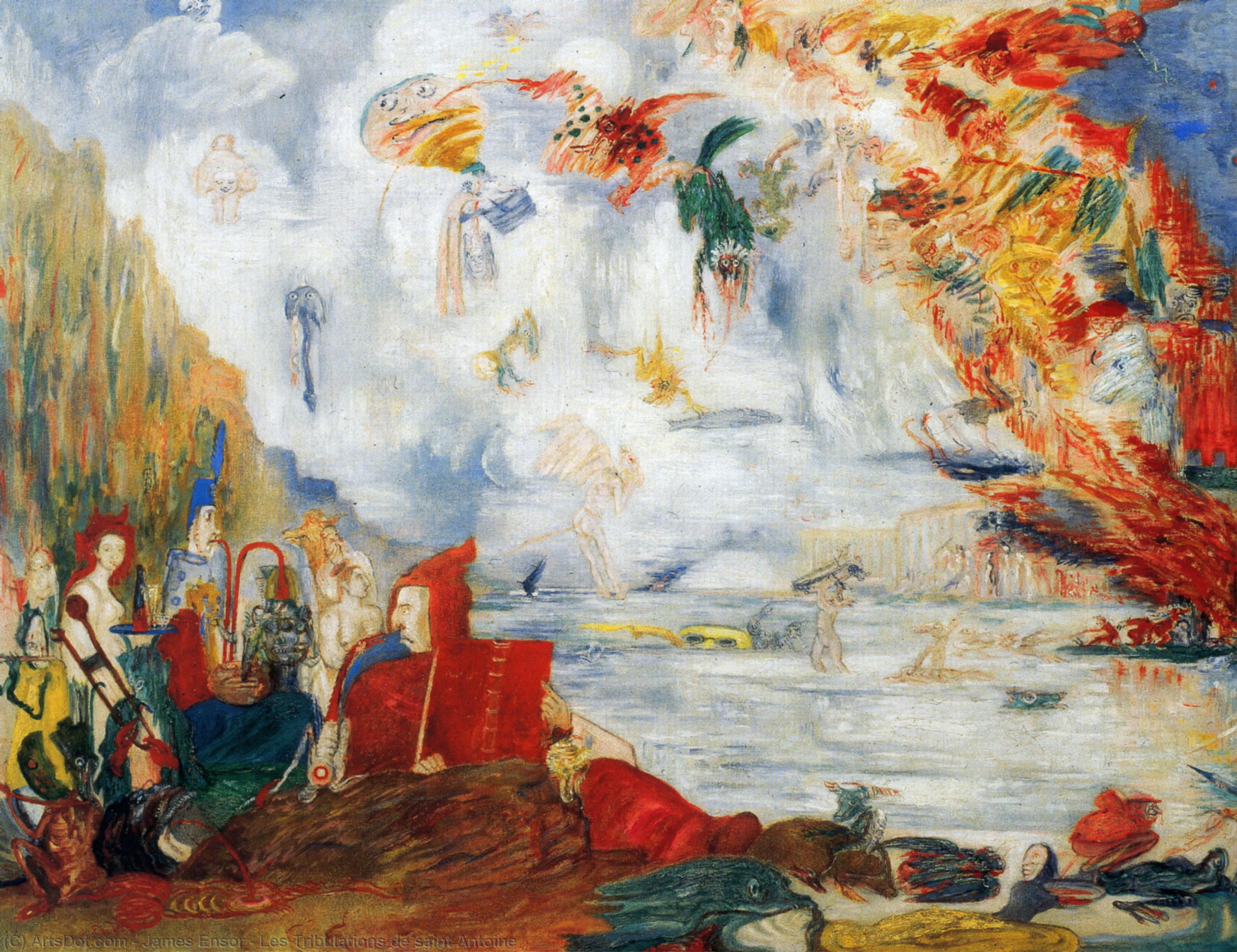 Las Tribulaciones De San Antonio — James Ensor