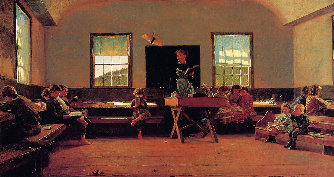 The Country School — Винслоу Хомер