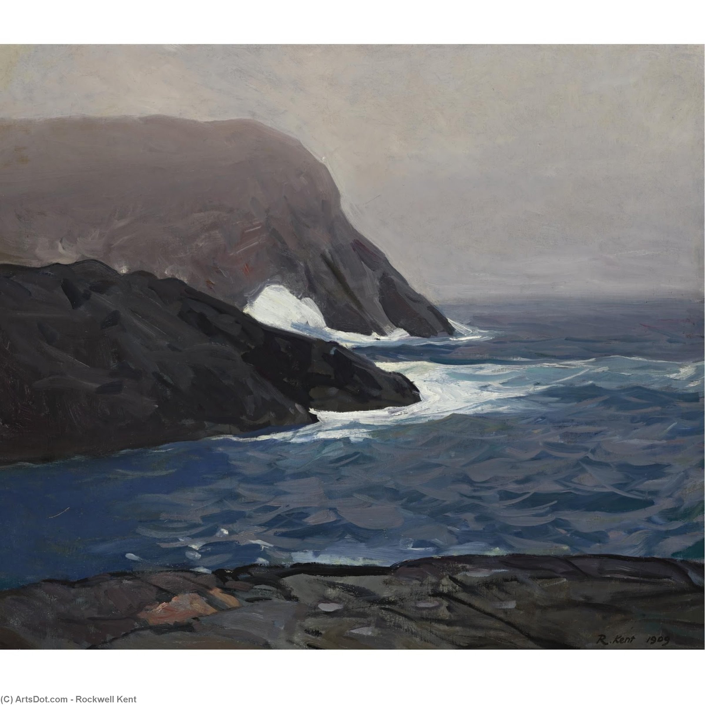 Blackhead, Monhegan Island, Maine — Rockwell Kent