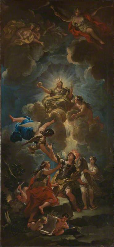 Allegory Of Divine Wisdom — Luca Giordano