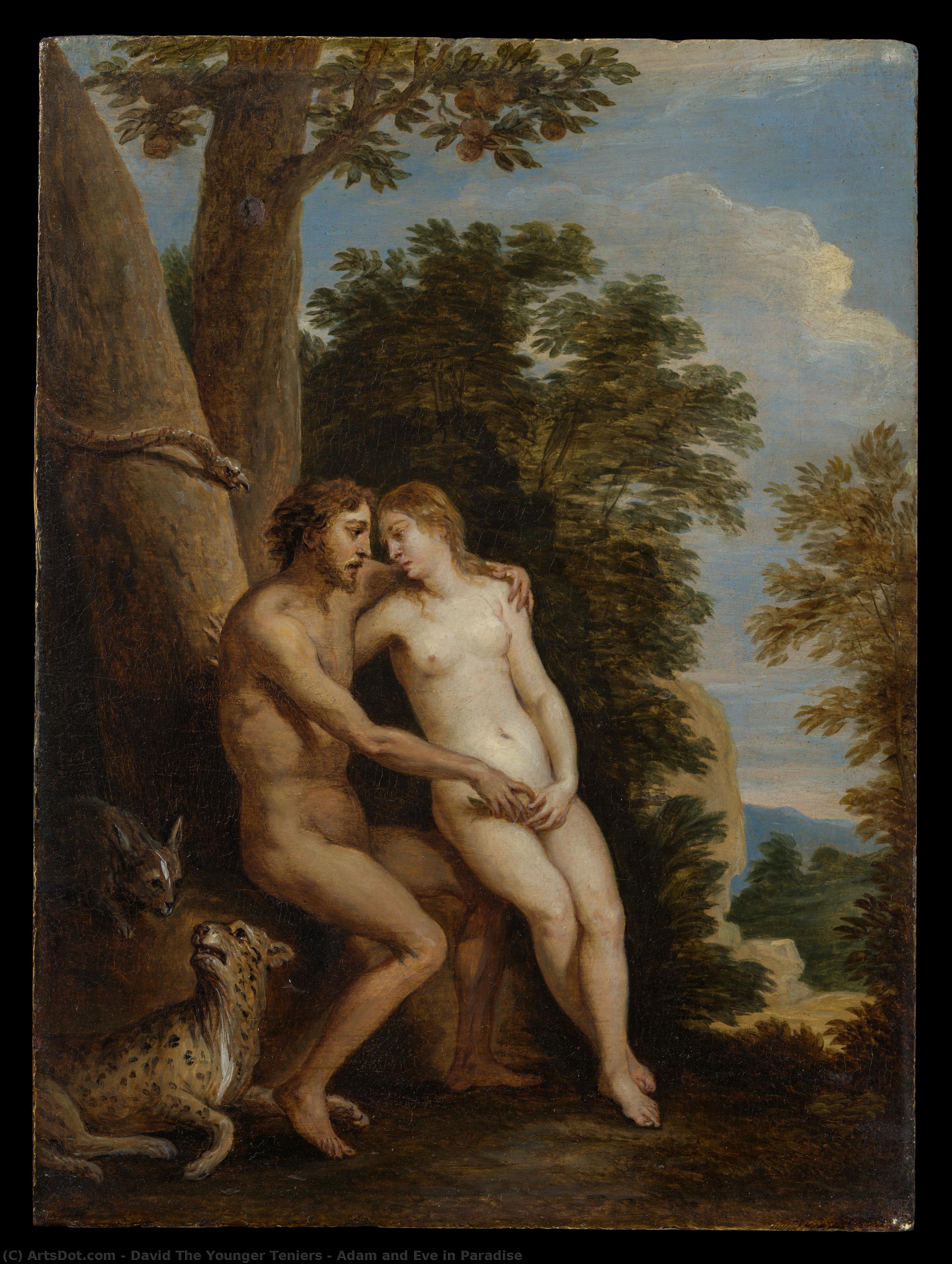 Adam And Eve In Paradise — David Teniers The Younger
