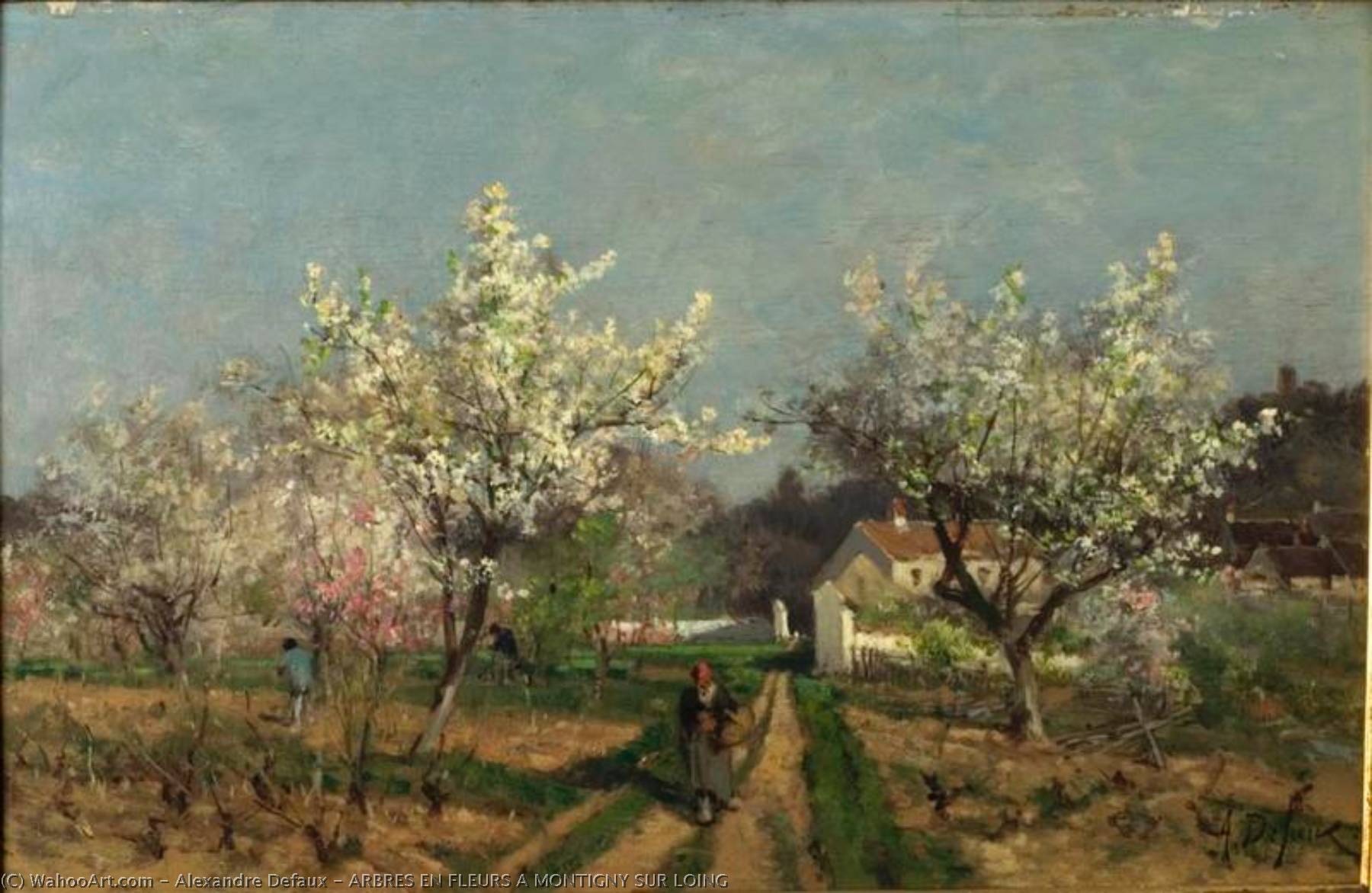 Arbres En Fleurs A Montigny Sur Loing — Alexandre Defaux