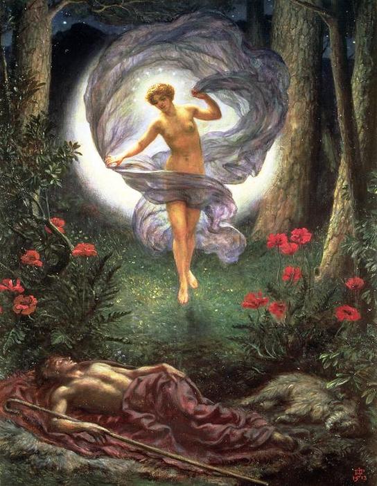 The Visions Of Endymion — Sir Edward John Poynter