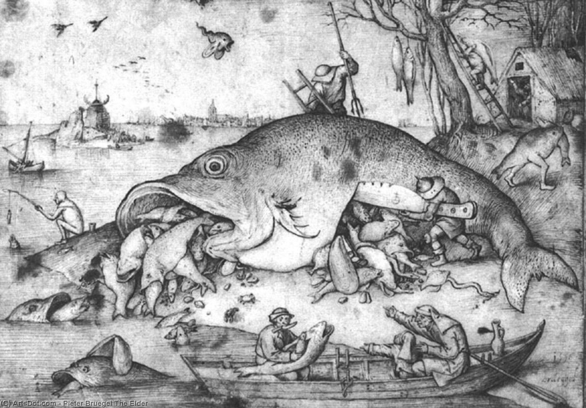 Big Fishes Eat Small Fishes — Pieter Bruegel Der Ältere