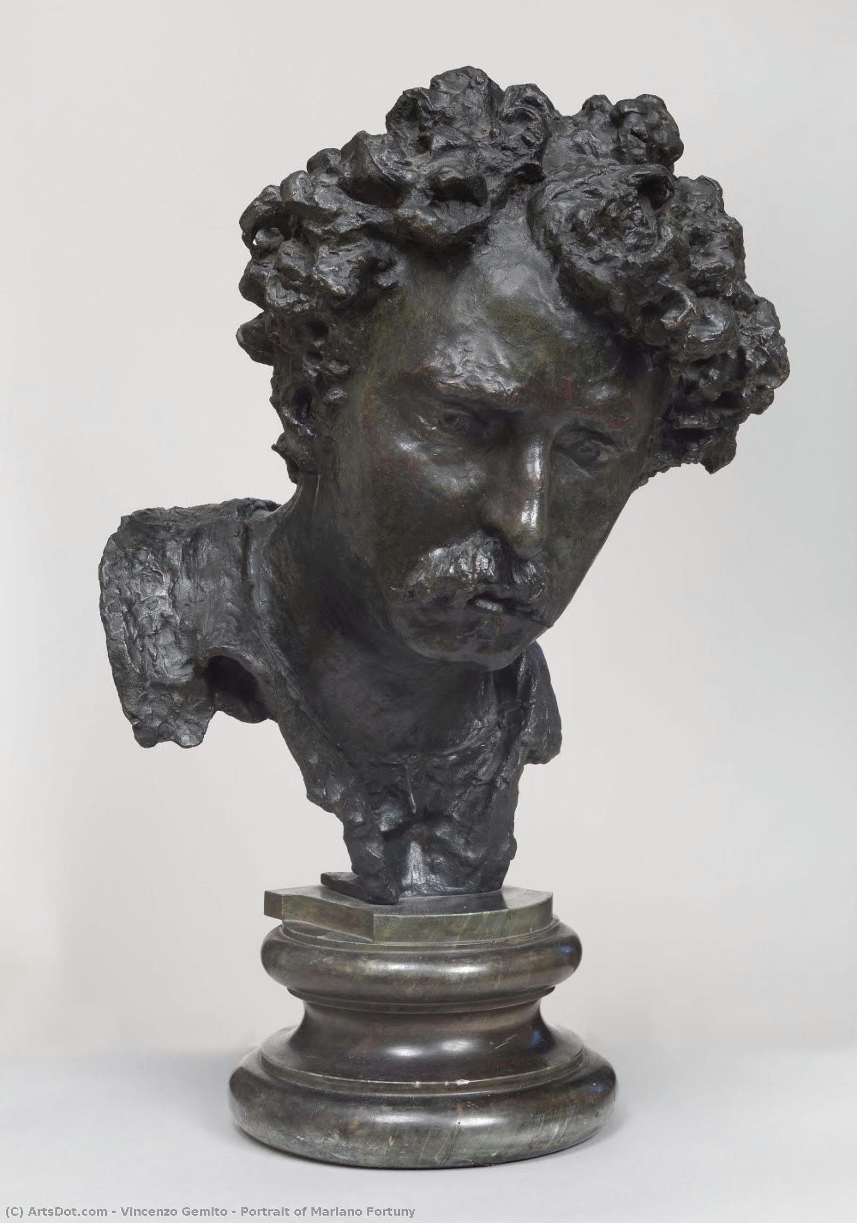 Portrait Of Mariano Fortuny — Vincenzo Gemito
