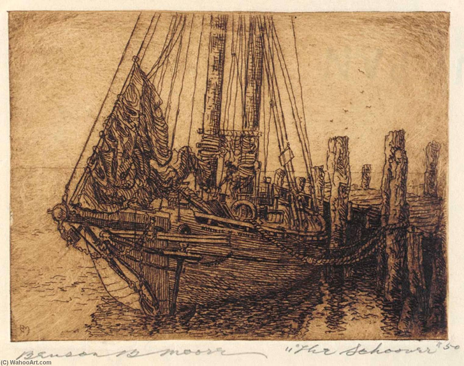 The Schooner — Benson B Moore