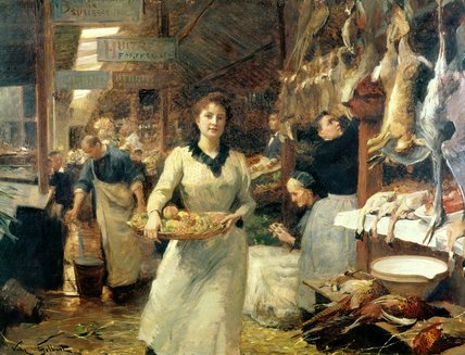 The Market Place — Victor Gabriel Gilbert