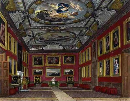 Queen's State Bedchamber, Windsor Castle — James Stephanoff