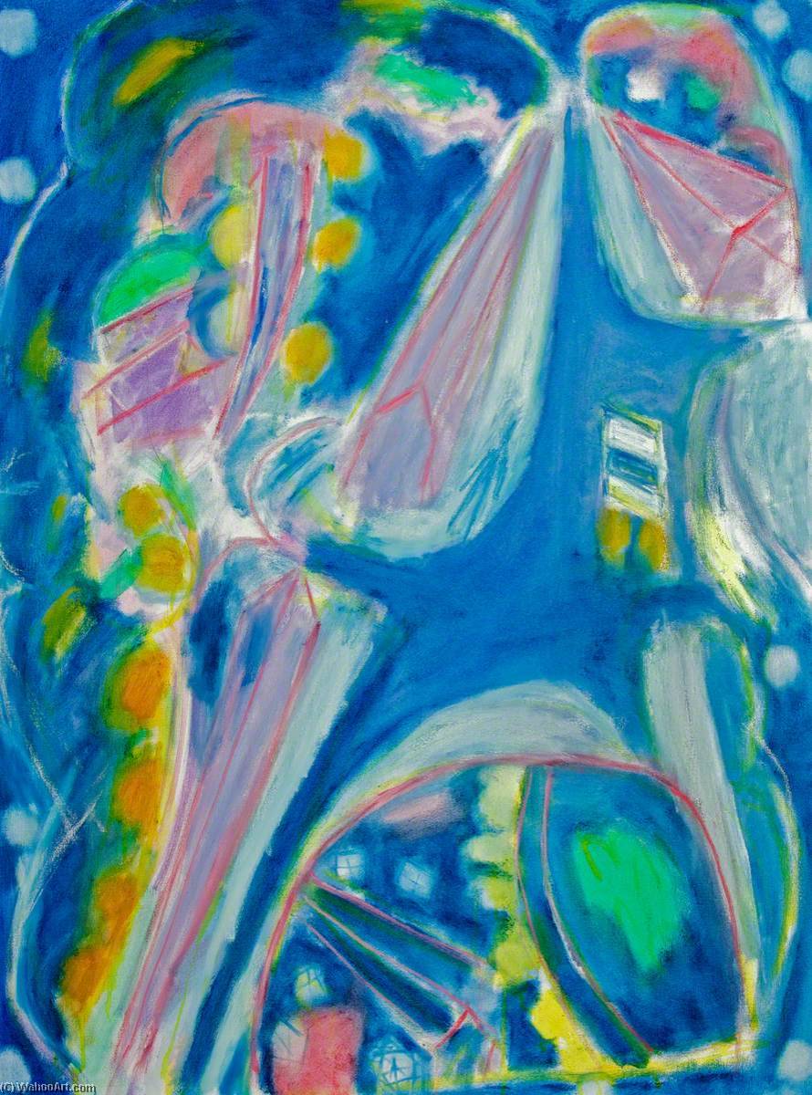 Town And Car At Night (unfinished) — Ernest Zobole