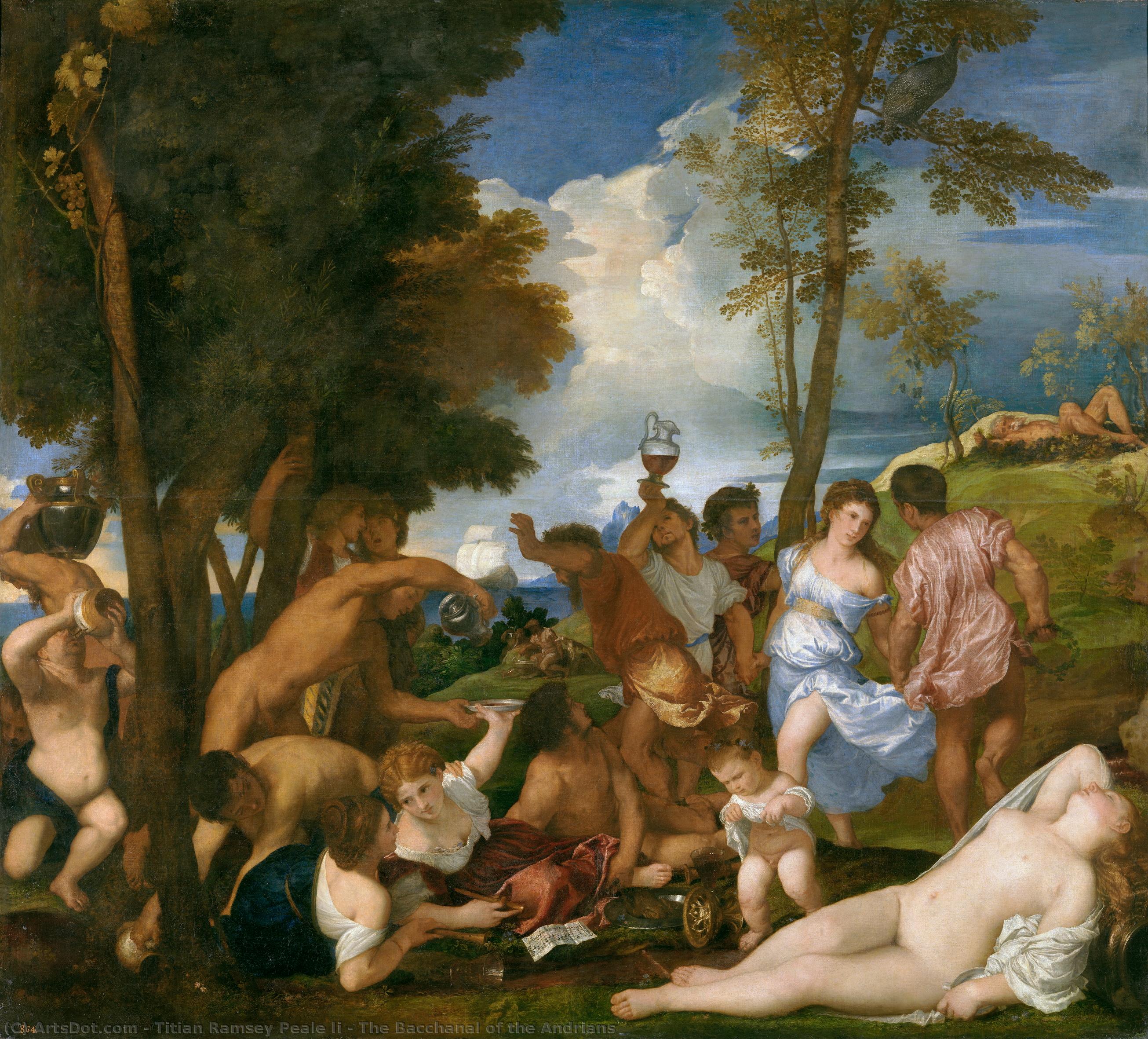 El Bacanal De Los Andrios — Titian Ramsay Peale Ii