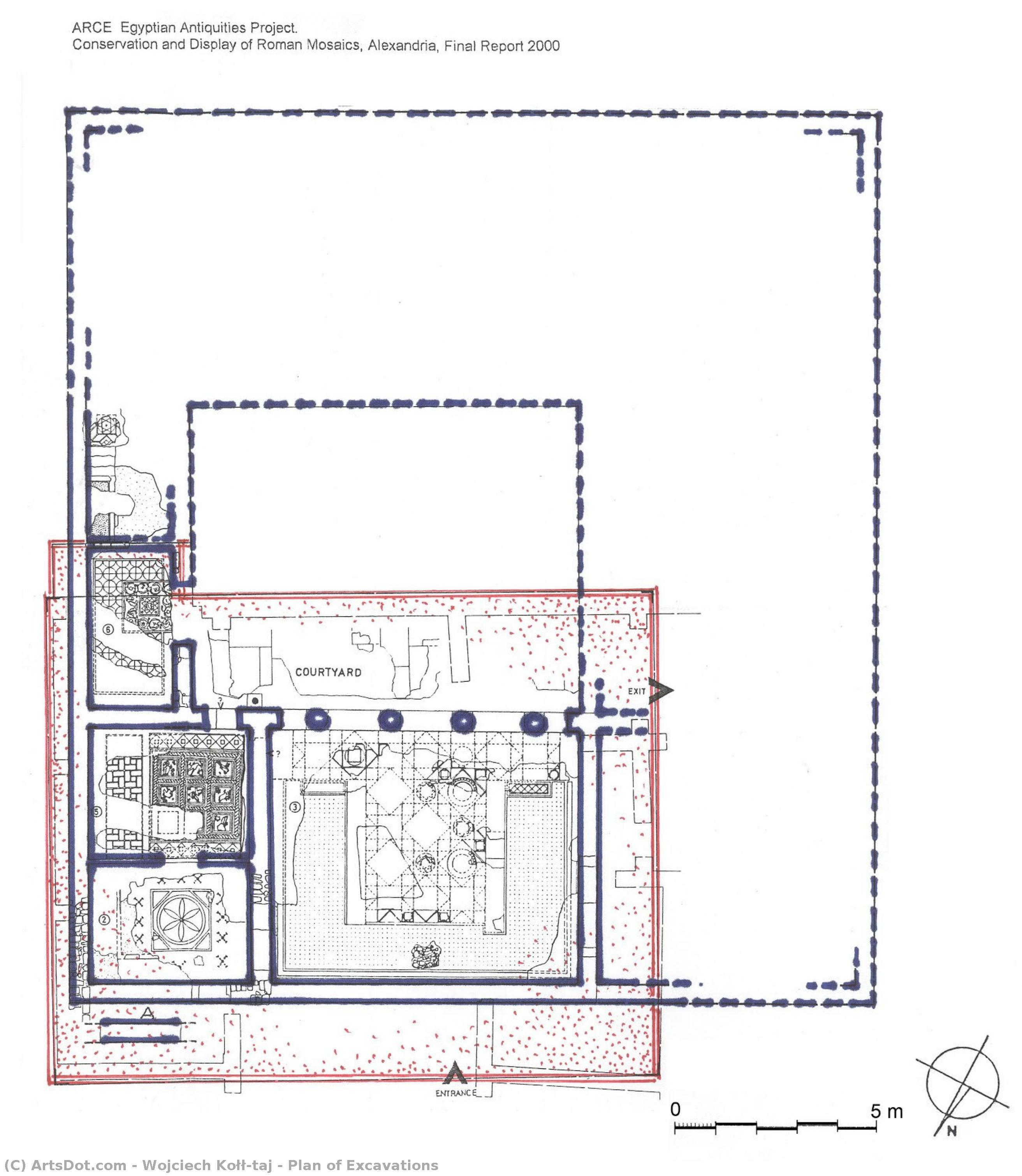 Plan Of Excavations — Wojciech Kołłątaj