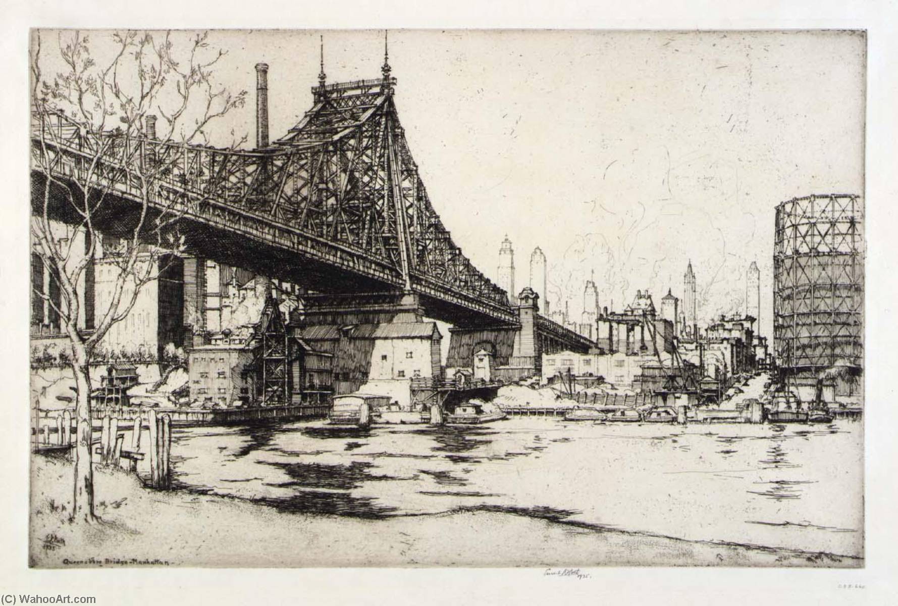 Queensboro Bridge, Manhattan — Ernest D Roth