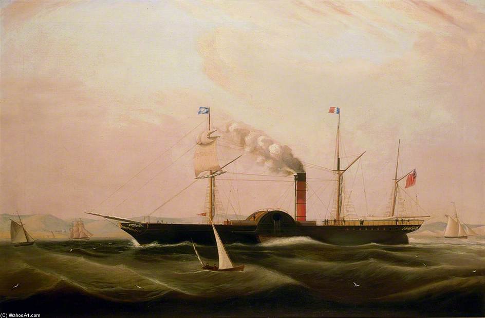 The Paddle Steamer 'city Of London' — William Clark