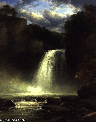 A Waterfall Scene — John Brandon Smith