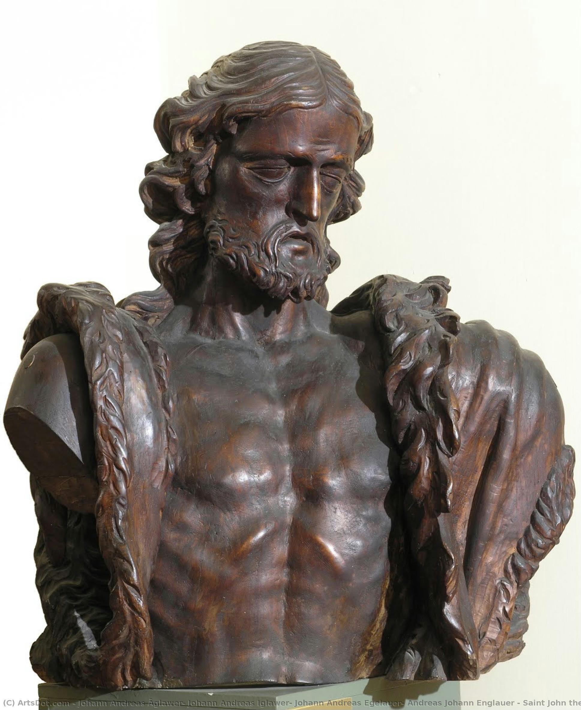 Saint John The Baptist — Johann Andreas Äglawer, Johann Andreas Iglawer, Johann Andreas Egelauer, Andreas Johann Englauer